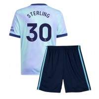 Arsenal Raheem Sterling #30 Tredje Dräkt Barn 2024-25 Kortärmad (+ Korta byxor)